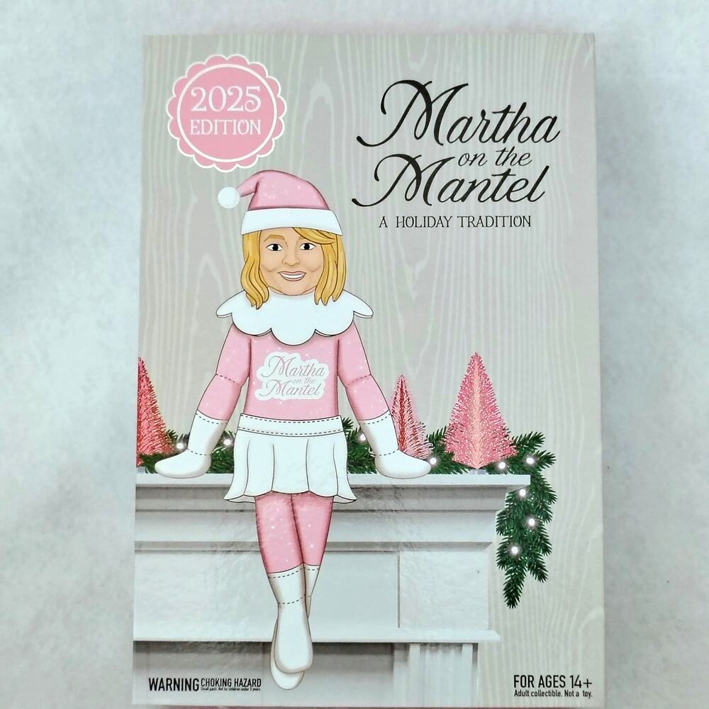 Martha on the Mantel Christmas Plush Toy Elf Doll Collectible NEW 2025 Holiday